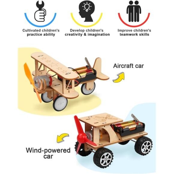 Poraxy 5 in 1 STEM Kits for Kids Age 8-10, Science Building Projects Craft for - Picture 3 of 7